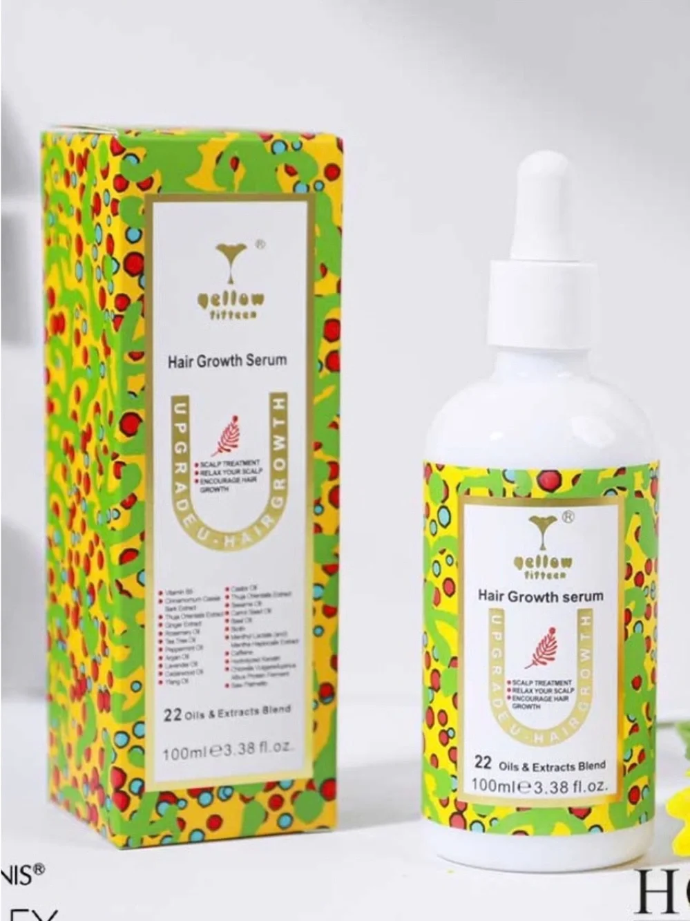 Yellow Fifteen Hair Growth Serum Rosemary Leave-in NEW